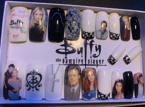 Full set 20x press nails - set, on