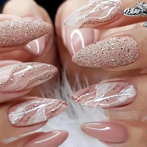 24pcs nude marble print press - marble,