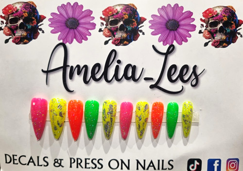 Amelia lees press nails - press-on,