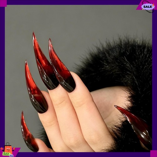 Blood red smoke ombre - blood-red,