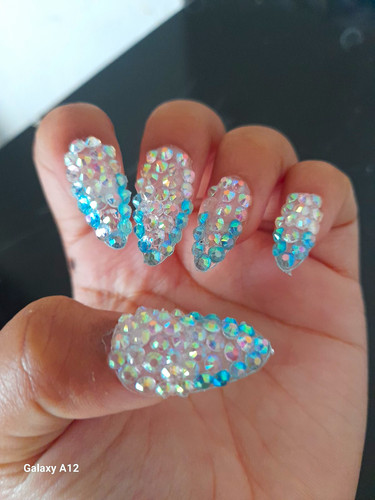 Press nails long - press-on,