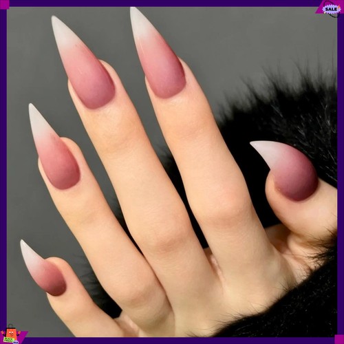 Matte pink ombre - short, dragon