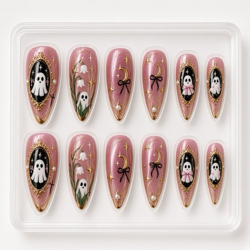 Pink halloween medium - pink,