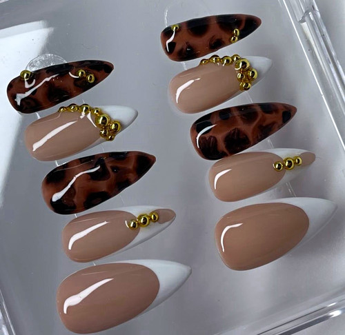 Press nails almond nude - on,