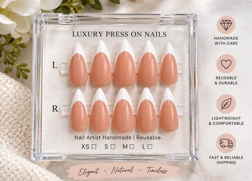 French manicure medium - manicure,