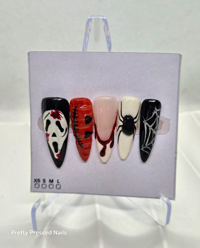 Pretty pressed nails - pretty,
