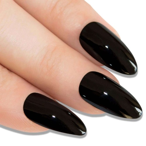 Black almond stiletto press - black,