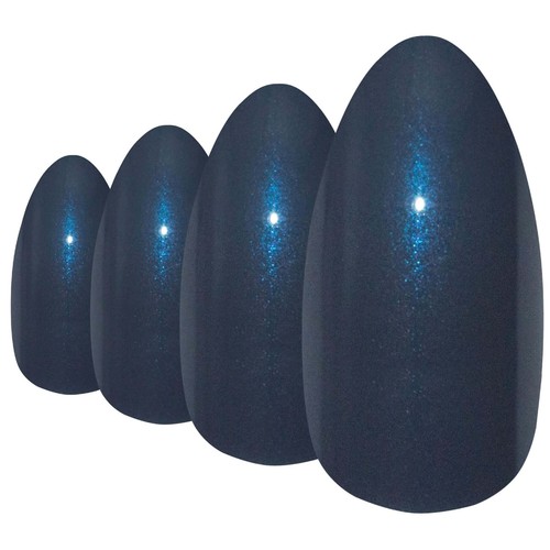 Navy blue almond - blue,