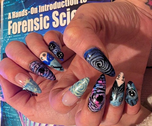 Full cover nail tips long - tips,