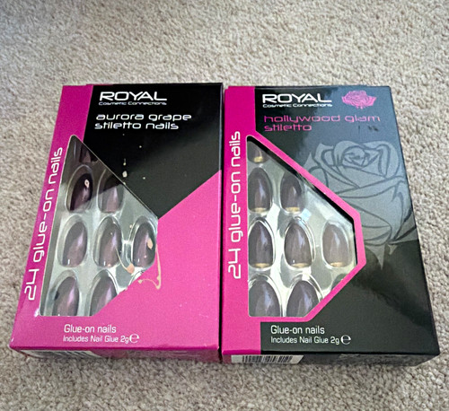 Royal false nails stiletto - royal,