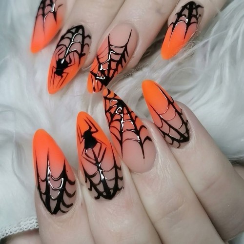 24pcs halloween press nails - 24pcs,