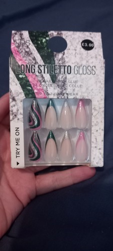 Primark long stiletto - stiletto, gloss
