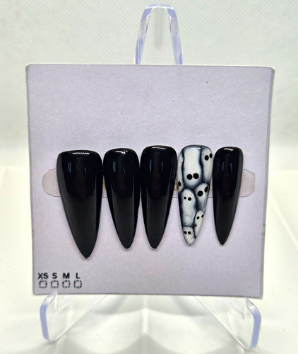 Pretty pressed nails shiny - pressed,